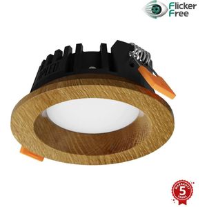 APLED - LED verlichting RONDO WOODLINE LED/3W/230V 3000K diameter 9 cm eiken massief hout