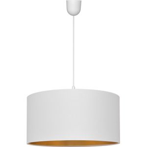 Hanglamp aan een koord ALBA 1xE27/60W/230V d. 40 cm wit/goud