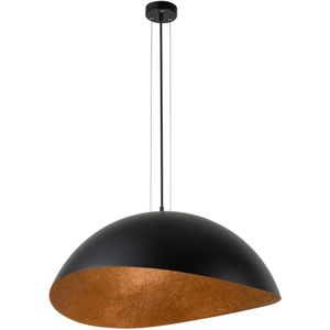 Hanglamp aan een koord SOLARIS 1xE27/60W/230V zwart/koper