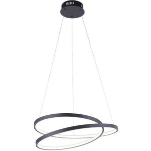 Paul Neuhaus 2472-18 - Dimbare LED Hanglamp aan een koord ROMAN LED/30W/230V zwart