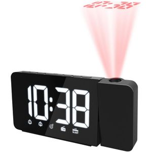 Solight CA04 - Radio Wekker - Met LED Scherm en Projector