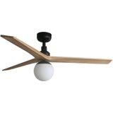 Plafondventilator - Helder Eikenhout - DC-Motor - Afstandsbediening Inbegrepen