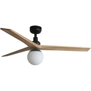 Plafondventilator - Helder Eikenhout - DC-Motor - Afstandsbediening Inbegrepen
