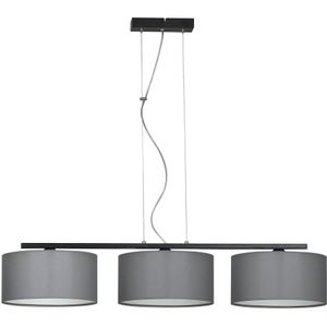 Hanglamp aan koord ASTRA 3xE27/60W/230V grijs