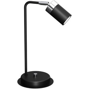 Tafel Lamp JOKER 1xGU10/25W/230V zwart/glanzend chroom