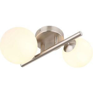 Globo 56140-2W - LED Bevestigde Hanglamp RIHA 2xG9/3W/230V chroom