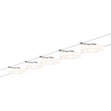 Paulmann - 94109 - Set van 5x LED Spots - Zwart - 4,3W voor MAC 230V Kabelsysteem