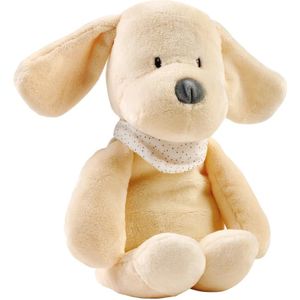 Nattou Sleepy - Knuffel met Nachtlamp - Hond - Vanille - 30 x 20 cm