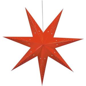 Markslöjd 8101,130 - Kerst Decoratie SATURNUS 1xE14/25W/230V d. 75 cm rood