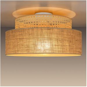 Plafondlamp BOHO 1xE27/60W/230V diameter 40 cm rotan