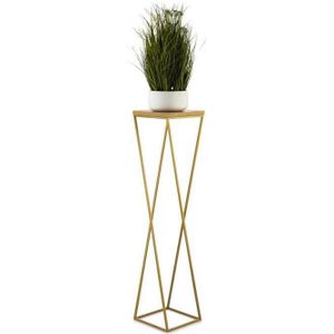 Bloemen/Planten standaard LOFT 100x24 cm goud/bruin