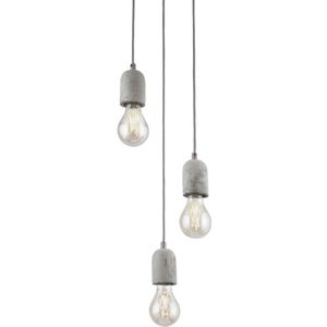 Eglo 95523 - Hanglamp SILVARES 3xE27/60W/230V