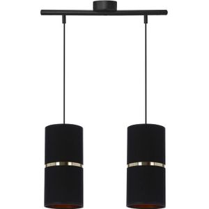 Hanglamp aan een koord GINA 2xE27/60W/230V zwart