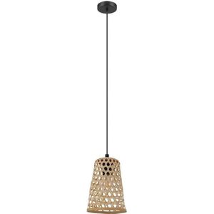 EGLO Claverdon Hanglamp - 1 lichts - Ø18 cm - E27 - Zwart