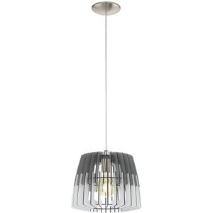 Eglo 32824 - Hanglamp ARTANA 1xE27/60W/230V grijs 300mm