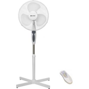 PLATINET PRSF16W Staande vloerventilator 40W oscillerend 41 cm (16 inch) met afstandsbediening wit