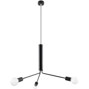 Hanglamp aan koord DUOMO 3D 3xE27/60W/230V zwart