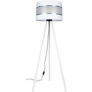 Staande lamp CORAL 1xE27/60W/230V wit/chroom