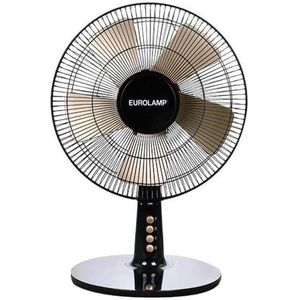 Tafelventilator 40W/230V diameter 35 cm zwart/goud