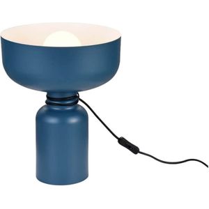 Klausen 108034 - Tafellamp ABEL 1xE27/11W/230V blauw