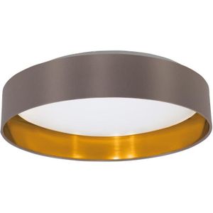 EGLO Maserlo - Plafonniere - LED - Ø405 - Wit - Cappucino, Goud