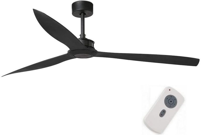 FARO - JUST FAN XL - Plafondventilator - Zwart - Diameter 178 cm - Met Afstandsbediening