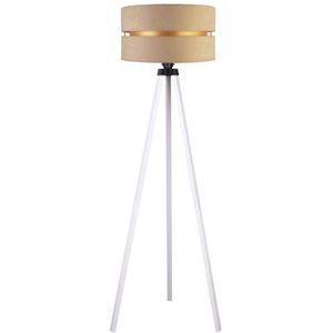 Duolla - Staande lamp DUO 1xE27/60W/230V beige/wit