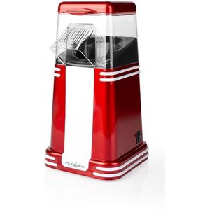 Nedis FCPC100RD Popcornstamper - Rood - Leuke keuken - Rood - Wit