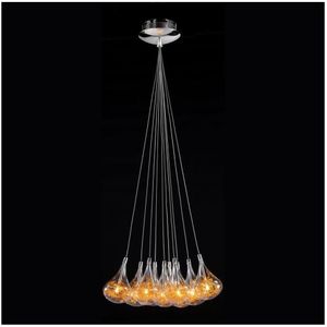 Searchlight 20018 - Hanglamp aan een koord 10xG4/20W/230V goud