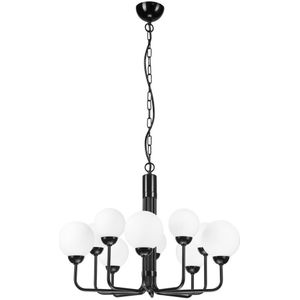Hanglamp aan een ketting TIFFY 10xG9/5W/230V zwart