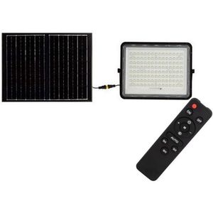 LED Schijnwerper op zonne-energie voor buiten LED/20W/3,2V 6400K zwart + AB
