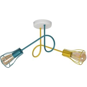 Bevestigde hanglamp OXFORD 2xE27/60W/230V