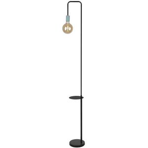 Staande lamp VIPER 1xE27/40W/230V zwart/turquoise