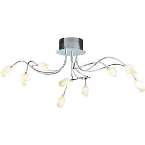 Luxera 64031 - Plafondlamp LOTOSS 9xG4/20W/230V