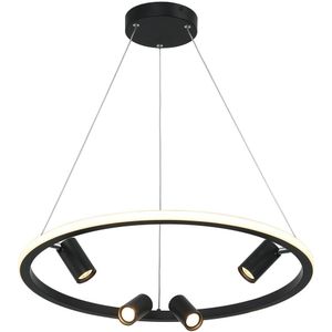 Zambelis 22012 - Dimbare LED hanglamp aan een koord LED/47W/230V diameter 60 cm zwart