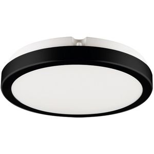 Brilagi - LED Badkamer plafondlamp PERA LED/18W/230V diameter 22 cm IP65 zwart
