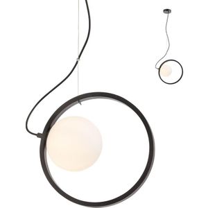 Redo 01-2320 - Hanglamp aan een koord KLEIDI 1xE14/28W/230V diameter 27 cm zwart