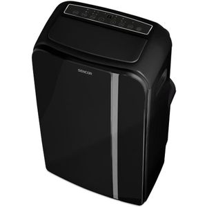 Sencor - Slimme mobiele airconditioner 3in1 1450W/230V 12000 BTU Wi-Fi zwart + AB