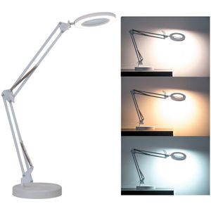 Brilagi - Dimbare LED tafellamp met een vergrootglas ​ LED/12W/5V 3000/4200/6000K wit