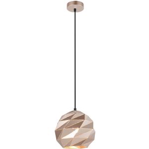 ITALUX PND-2424-1S-GD -Hanglamp aan een koord PALERMO 1xE27/40W/230V diameter 23 cm Roségoud