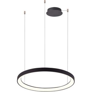 Azzardo AZ5019-Dimbare LED hanglamp aan een koord AGNES LED/48W/230V diameter 58 cm zwart