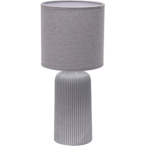 ONLI - Tafellamp SHELLY 1xE27/22W/230V grijs 45 cm
