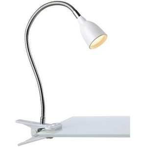 Markslöjd 106091 - LED Tafel Lamp met een klem TULIP LED/3W/230V wit