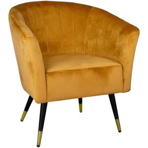 Eglo 424119 - Armchair AMPAHA 78x70 cm geel