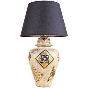 RAMZES Tafellamp 1xE27/40W/230V blauw/beige