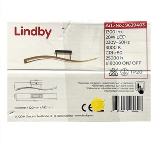 Lindby - Dimbare LED bevestigde hanglamp LARISA LED/28W/230V
