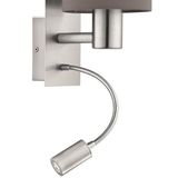 EGLO - Pasteri - Wandlamp - Grijs - 38 cm - E27 LED