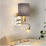 EGLO - Pasteri - Wandlamp - Grijs - 38 cm - E27 LED