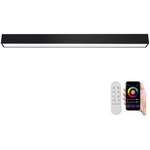 Immax NEO 07256L - LED dimbaar licht LUNGO 38W/230V Wi-Fi Tuya zwart + AB