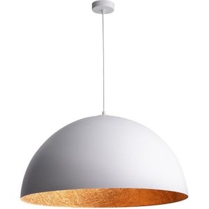 Hanglamp aan een koord SFERA 1xE27/60W/230V diameter 35 cm wit/koper